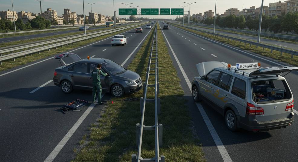ایامدی خودرو مشهد امداد خودرو سیار در مشهد بزرگراه شهید قاسم سلیمانی